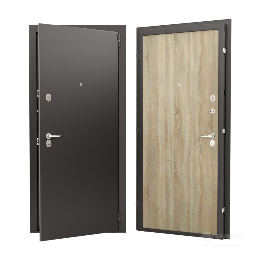 Puerta acero moderna